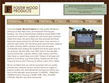 Tablet Screenshot of fosterwood.com